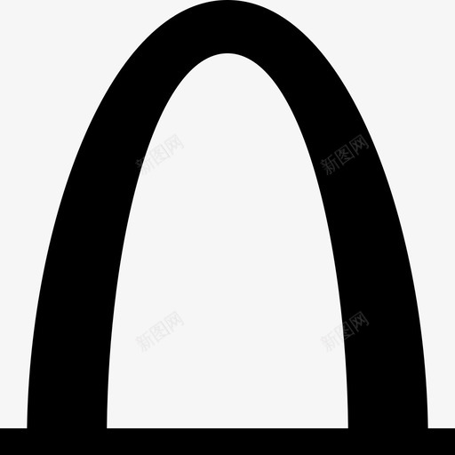 GatewayArch美国3填充图标svg_新图网 https://ixintu.com GatewayArch 填充 美国3