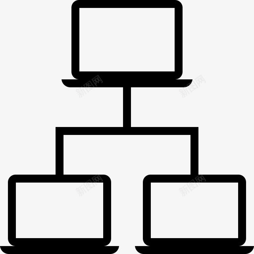 层次结构笔记本电脑关系图标svg_新图网 https://ixintu.com 优化 关系 填充 层次 搜索引擎 电脑 笔记本 结构 网络