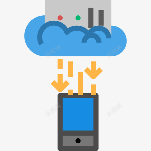 数据数据处理2平面图标svg_新图网 https://ixintu.com 平面 数据 数据处理