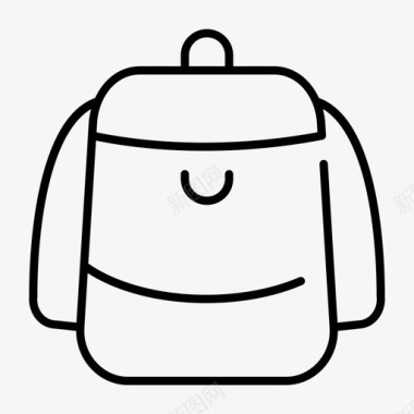 背包书包携带图标图标