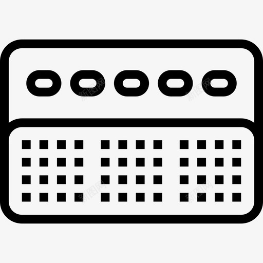 扬声器小工具3线性图标svg_新图网 https://ixintu.com 小工 工具 扬声器 线性