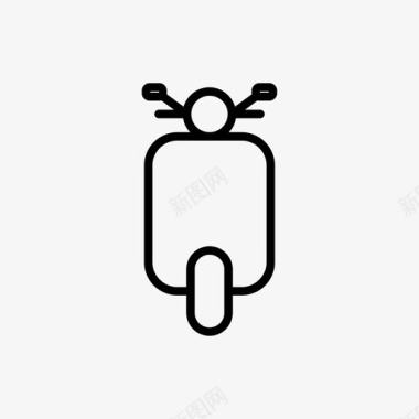 vespa昂贵摩托车图标图标
