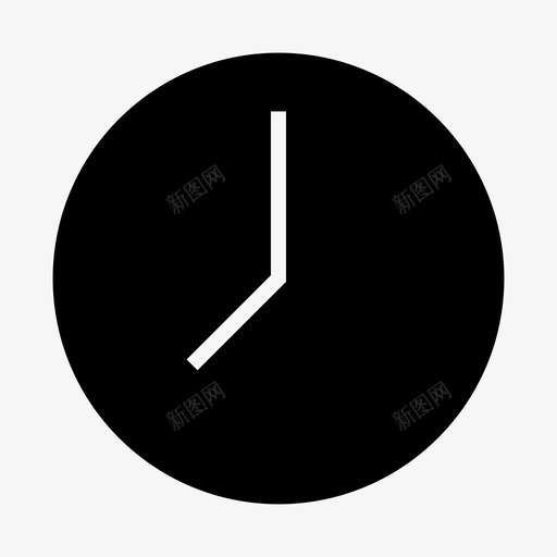 时钟持续时间小时图标svg_新图网 https://ixintu.com 小时 持续时间 时钟 时间 时间字形 长度