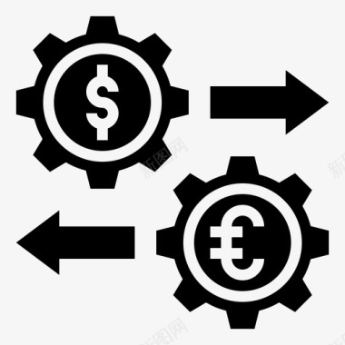交易业务货币图标图标