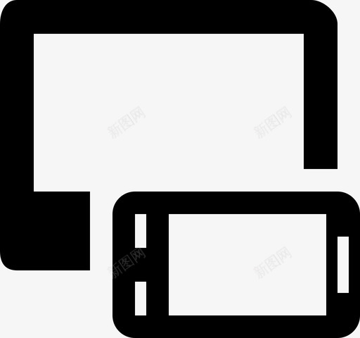 tabletphonehorizontalbpay技术图标svg_新图网 https://ixintu.com bpay tabletphonehorizontal 技术 社交媒体和标签页