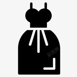 容化妆礼服美女化妆图标高清图片