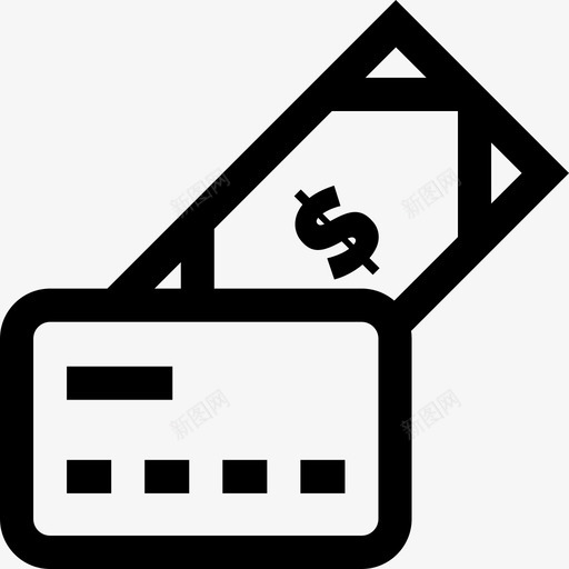 信用卡支付3直拨图标svg_新图网 https://ixintu.com 信用卡 支付 直拨