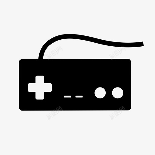 复古游戏控制器游戏板游戏图标svg_新图网 https://ixintu.com 复古 控制器 游戏 视频