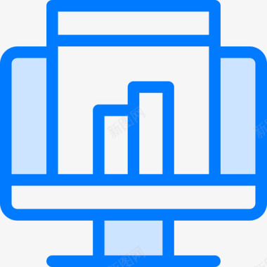 分析营销31蓝色图标图标