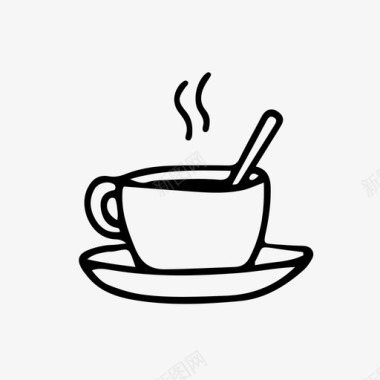 茶杯饮料高茶图标图标