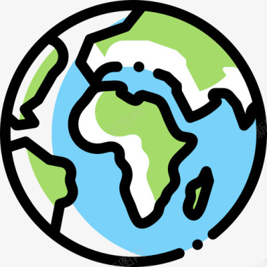 地球地理22颜色省略图标图标