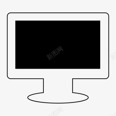 平板电视电脑电脑屏幕图标图标