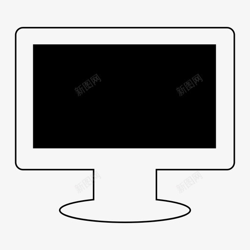 平板电视电脑电脑屏幕图标svg_新图网 https://ixintu.com 平板电脑 平板电视 电脑 电脑屏幕 设备
