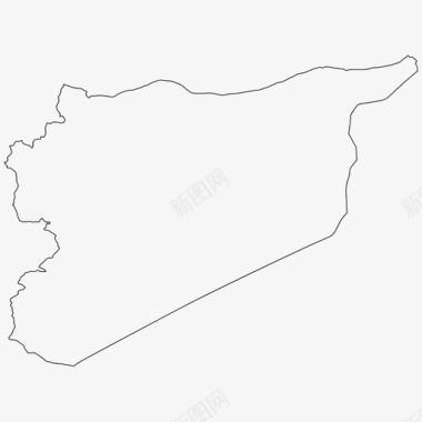 叙利亚边界国家图标图标