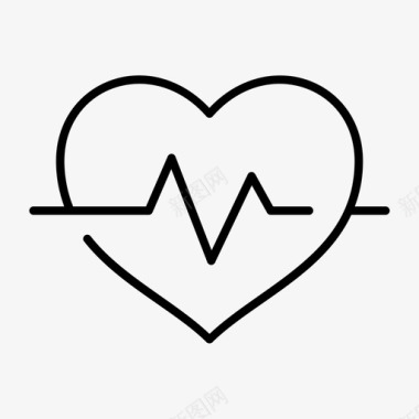 心跳医疗脉搏图标图标