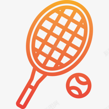 网球运动66坡度图标图标