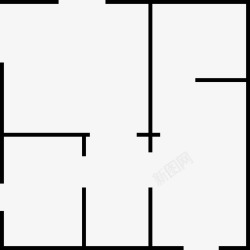 平面建筑工平面图建筑工程蓝图图标高清图片