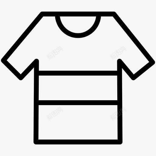 衬衫配件t恤图标svg_新图网 https://ixintu.com t恤 男装配件 衬衫 配件