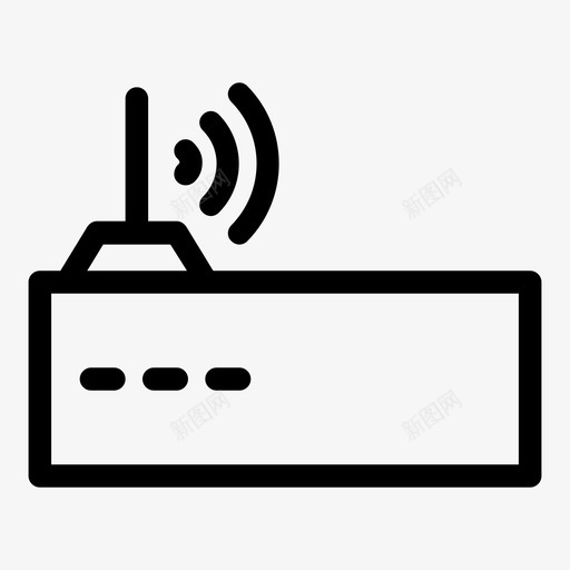 调制解调器连接路由器图标svg_新图网 https://ixintu.com wifi wifi信号 无线 设备 调制解调器 路由器 连接