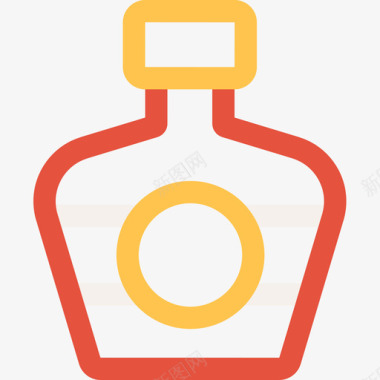 威士忌40号酒吧原色图标图标