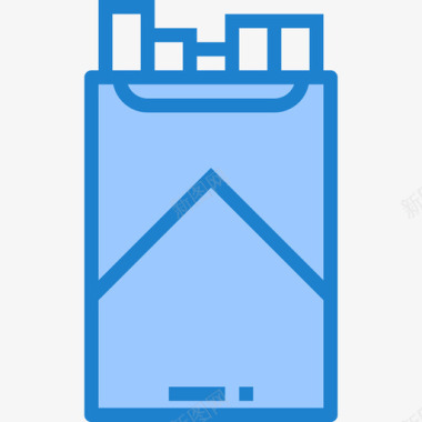 香烟保健28蓝色图标图标