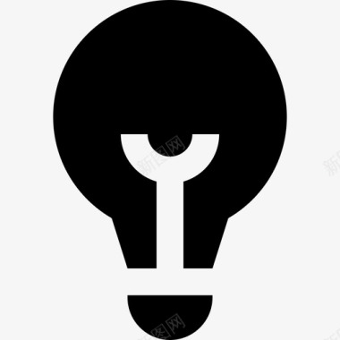 灯泡商业理念商务和办公图标图标