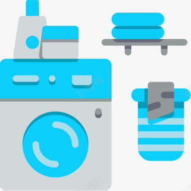 洗衣机家用电子3平板图标图标