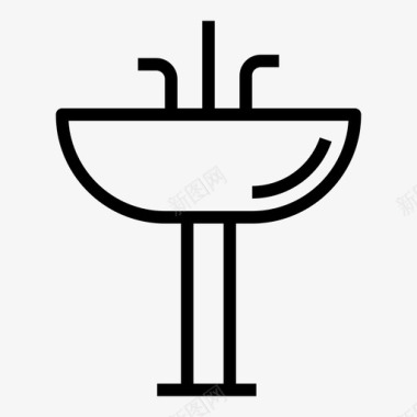 水槽浴室水龙头图标图标