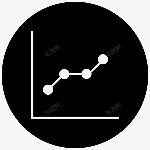 折线图分析仪表盘图标svg_新图网 https://ixintu.com 仪表盘 分析 商业集合9mf 增长 折线图 统计数据