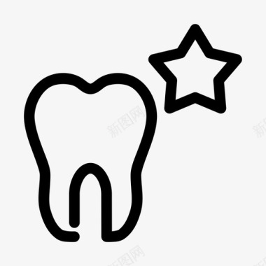 健康牙齿牙科牙医图标图标