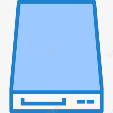 Ssd计算机硬件15蓝色图标图标
