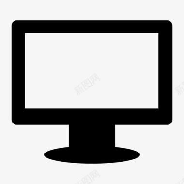 电脑屏幕平板电视设备图标图标