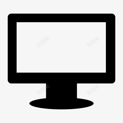 电脑屏幕平板电视设备图标svg_新图网 https://ixintu.com 平板电视 电脑屏幕 设备
