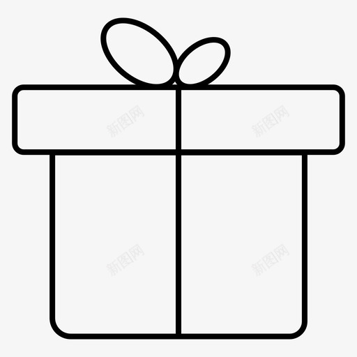 礼物盒子惊喜图标svg_新图网 https://ixintu.com 惊喜 盒子 礼物