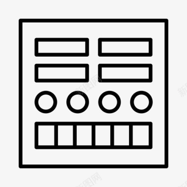 可编程控制器数字硬件图标图标