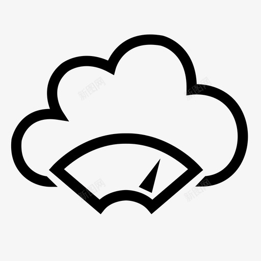 云速度规格速度图标svg_新图网 https://ixintu.com 云速度 规格 速度