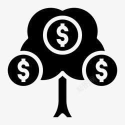钱树钱树成长投资图标高清图片