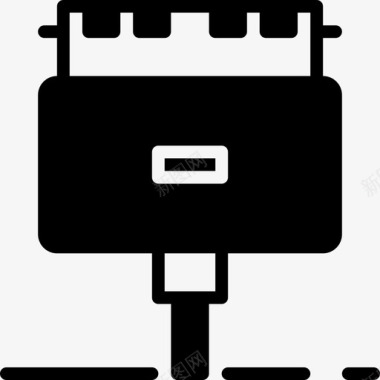 充电器连接4固态图标图标