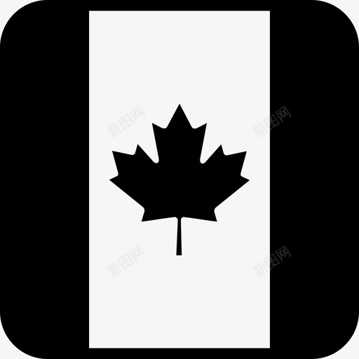 加拿大国家国旗图标svg_新图网 https://ixintu.com 世界 世界国旗 加拿大 国家 国旗