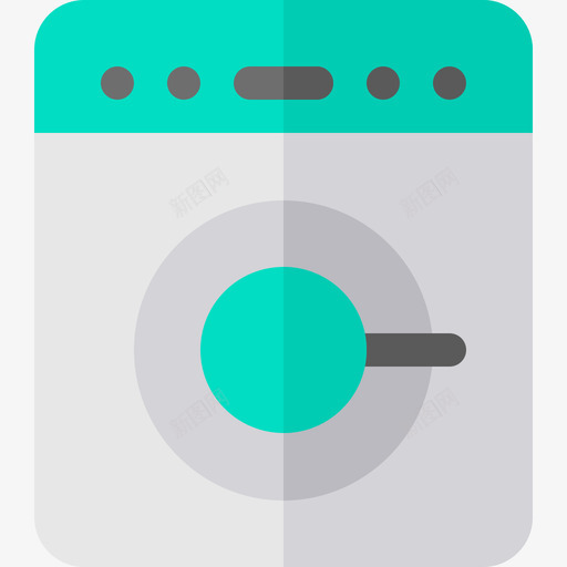 洗衣机缝纫机25平的图标svg_新图网 https://ixintu.com 平的 洗衣机 缝纫机25
