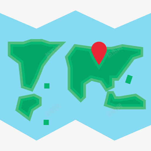 地图联系我们33平的图标svg_新图网 https://ixintu.com 地图 平的 我们 联系