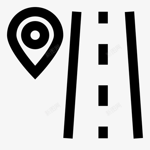 街道地图位置地点图标svg_新图网 https://ixintu.com 位置 地点 旅行路线 街道地图 街道轮廓