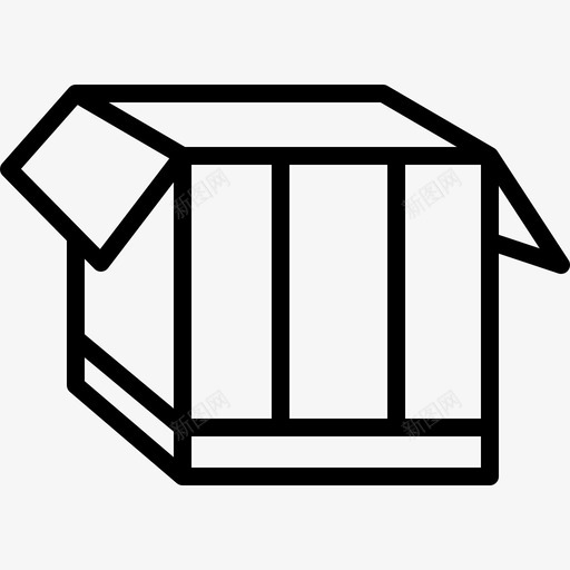 开箱包装包裹图标svg_新图网 https://ixintu.com 包装 包裹 开箱 装运