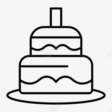 蛋糕日网络界面2月收集v4图标图标