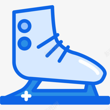 溜冰户外活动27蓝色图标图标