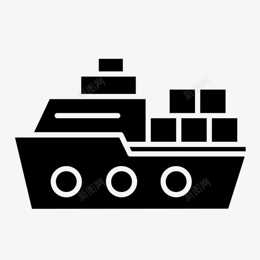 装运交货物流图标svg_新图网 https://ixintu.com 交货 供应链 物流 装运 运输