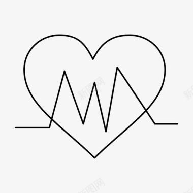 医疗心脏心跳图标图标