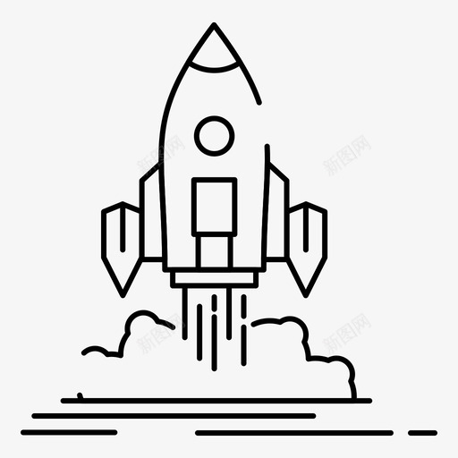 发射任务发布图标svg_新图网 https://ixintu.com 2月 v4 任务 发射 发布 启动 收集 火箭 界面 网络 航天飞机