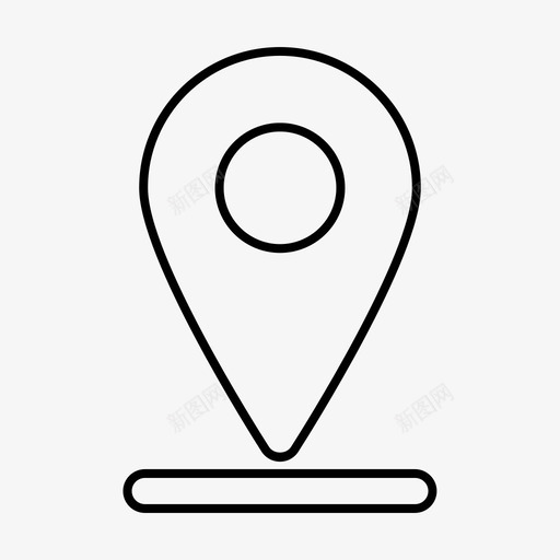 位置区域定位图标svg_新图网 https://ixintu.com 位置 公司业务图标 区域 地图定位 定位