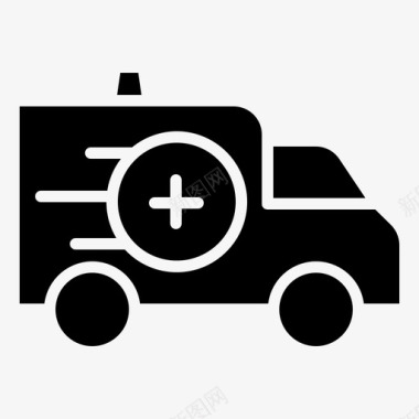 救护车医院医疗图标图标